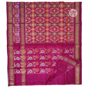 Pink POCHAMPALLY IKKAT SAREE