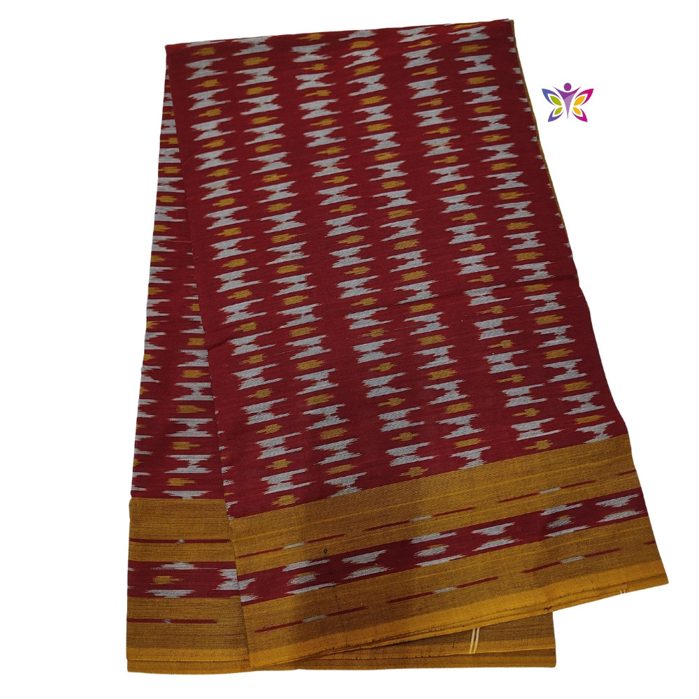 Pochampally Musrus Cotton Ikkat Sarees