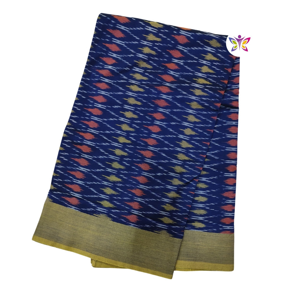 Pochampally Musrus Cotton Ikkat Sarees