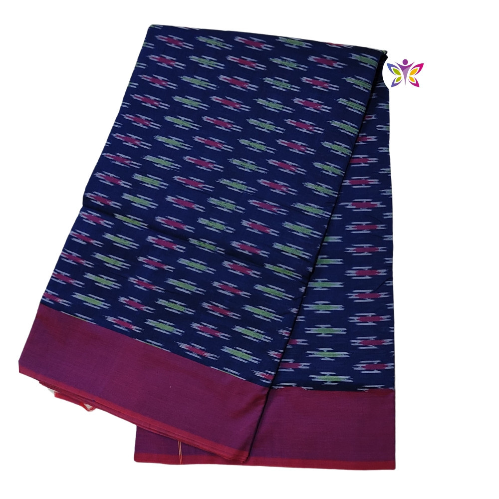 Pochampally Musrus Cotton Ikkat Sarees