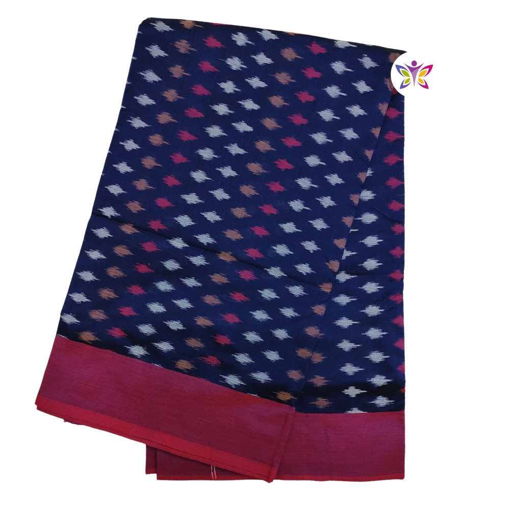 Pochampally Musrus Cotton Ikkat Sarees