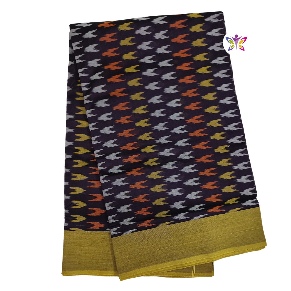 Pochampally Musrus Cotton Ikkat Sarees