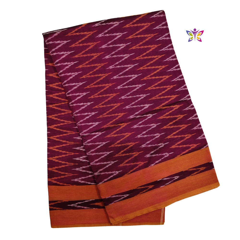 Pochampally Musrus Cotton Ikkat Sarees