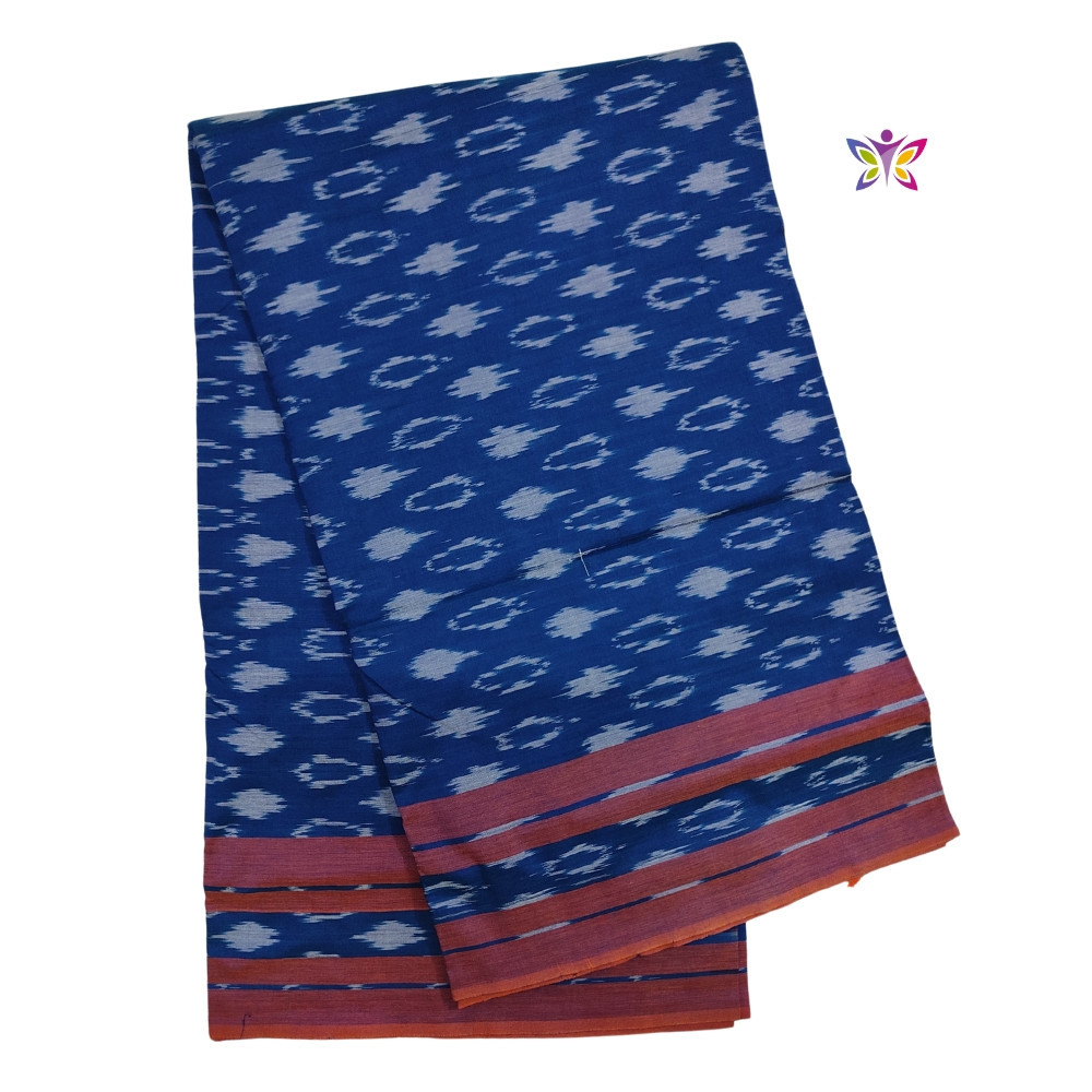 Pochampally Musrus Cotton Ikkat Sarees